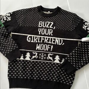 Home Alone Buzz Your Girlfriend Woof Sweater Men’s M